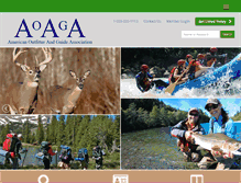 Tablet Screenshot of aoaga.org